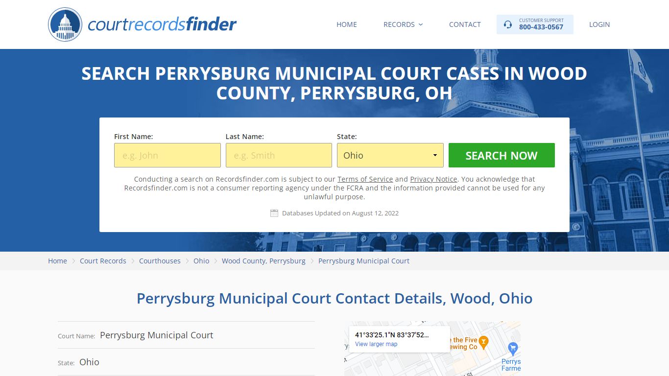 Perrysburg Municipal Court Case Search - Wood County, OH ...