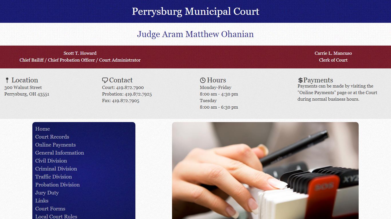 General Information - Perrysburg Municipal Court